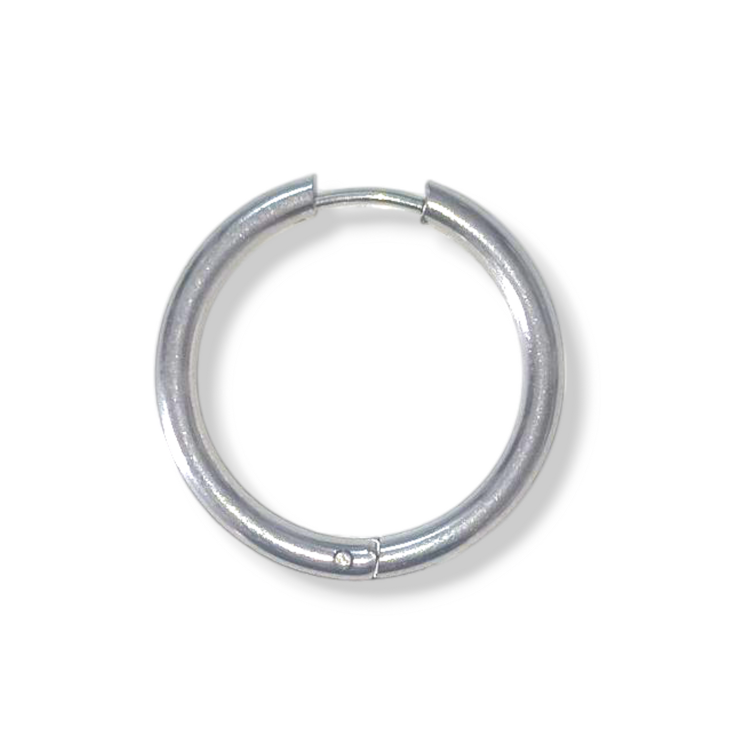 * Paire de Créoles rondes (paire) acier inoxydable